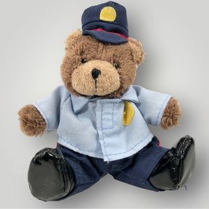 Ganz Hard Working Teddies 4” Mini Policeman Teddy Bear